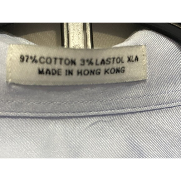 Calvin Klein Dress Shirt Mens Size L Blue Long Sleeve Collar Button Down Modern - Picture 8 of 15